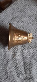 bronzen bel met wapenschild van de Britse monarchie, Ophalen of Verzenden
