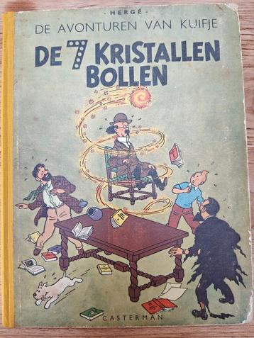Kuifje - De 7 kristallen bollen - eerste druk beschikbaar voor biedingen