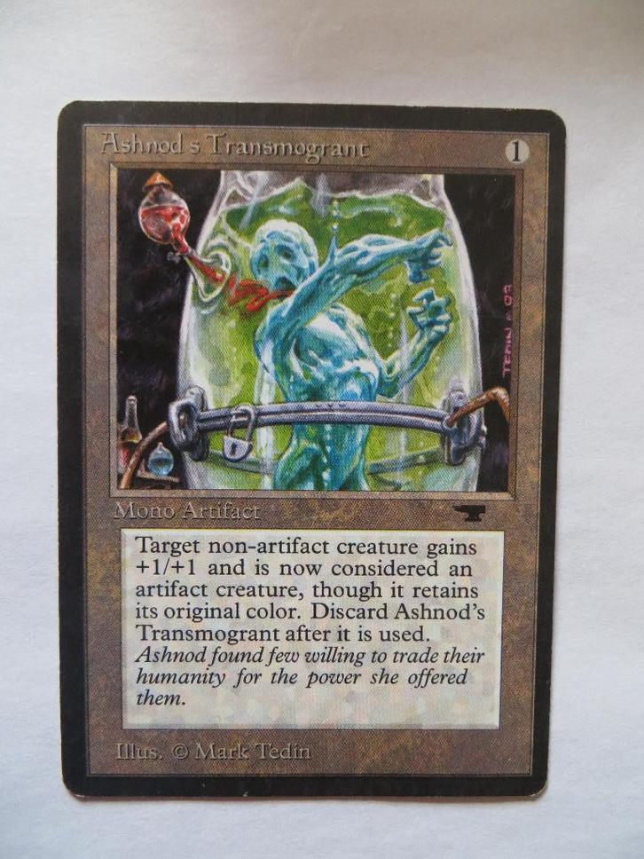 Ashnod's Transmogrant - Antiquities - Magic The Gathering, Hobby en Vrije tijd, Verzamelkaartspellen | Magic the Gathering, Gebruikt
