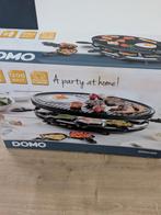 DO9038G Domo Gourmetset raclette-grill, Enlèvement, Comme neuf, 8 personnes et plus