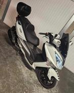 Sym joymax 125cc wit/zwart sportieve beenkleed en topkoffer, Fietsen en Brommers, Scooters | SYM, Ophalen, Gebruikt, Overige modellen