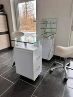 Manicuretafel + werkstoelen + lamp, Diensten en Vakmensen, Schoonheidsspecialisten | Pedicure, Nail art