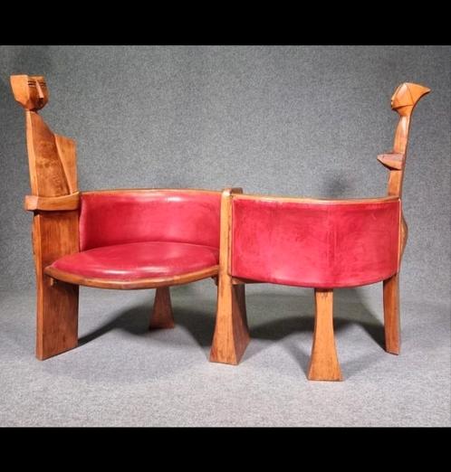 Tet a tet bankje Chili kunstmeubel  Macarena Irarrázaval, Antiek en Kunst, Antiek | Meubels | Stoelen en Sofa's, Ophalen
