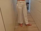 Witte linnen broek, Kleding | Dames, Broeken en Pantalons, Wit, Ophalen of Verzenden, Zo goed als nieuw, Maat 36 (S)