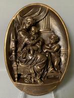 Vintage plaquette Madonna met de stoel naar Rafaël, Ophalen of Verzenden