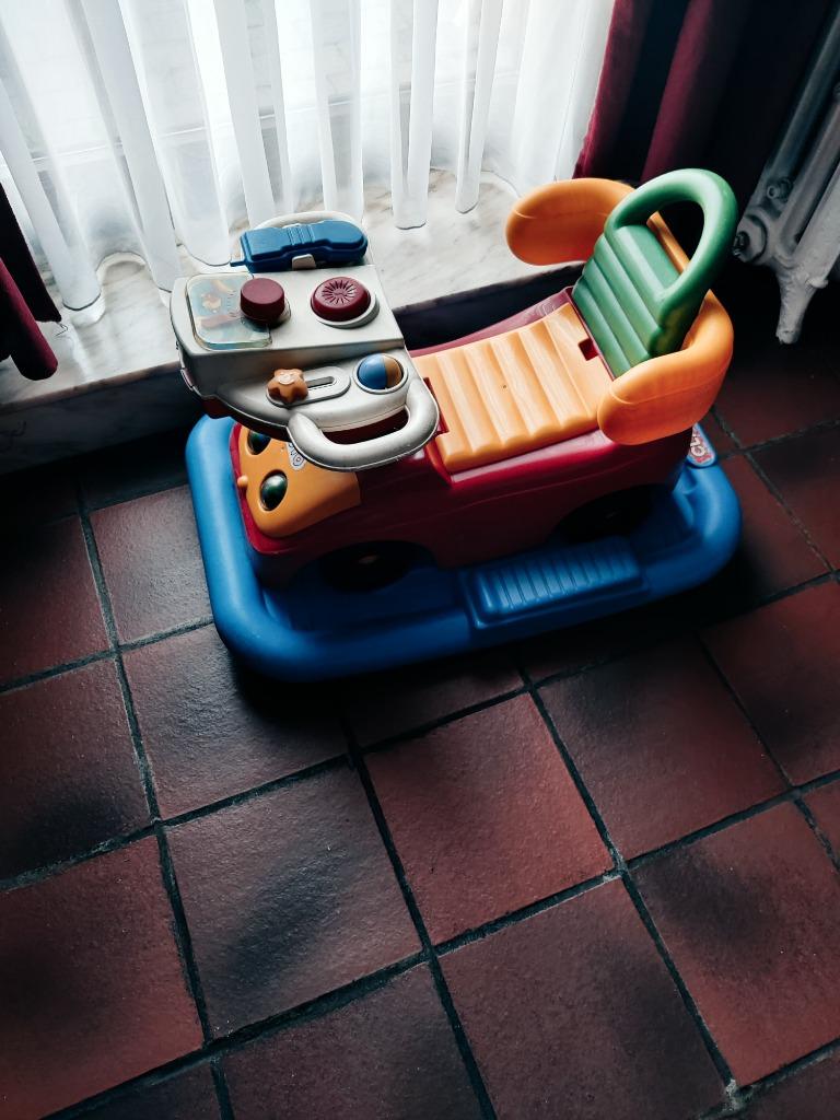 leuke auto en schommel vintage 2in1, Kinderen en Baby's, Speelgoed | Buiten | Speeltoestellen, Ophalen, Gebruikt, Schommel