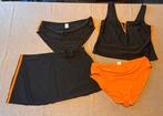 Tankini + rokje + extra broekje - maat 48, Enlèvement ou Envoi, Porté, Noir, Autres types