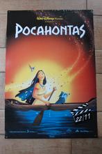 filmaffiche Walt Disney Pocahontas 1995 filmposter, Verzamelen, Rechthoekig Staand, Ophalen of Verzenden, Zo goed als nieuw, A1 t/m A3