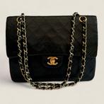 Chanel medium tall classic flap origineel, Overige merken, Gebruikt, Zwart, Ophalen of Verzenden