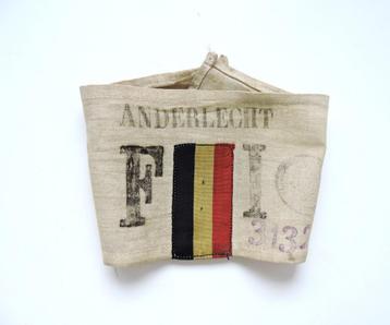 1941-45 BELGIE, VERZET, ARMBAND, ONAFHANKELIJKHEID FRONT beschikbaar voor biedingen