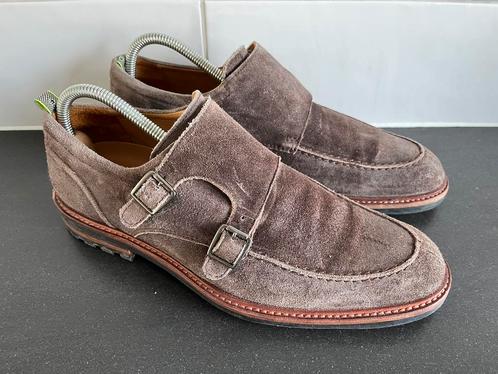 Floris van Bommel herenschoenen maat 8 / 42 H, Kleding | Heren, Schoenen, Zo goed als nieuw, Gespschoenen, Overige kleuren, Ophalen of Verzenden