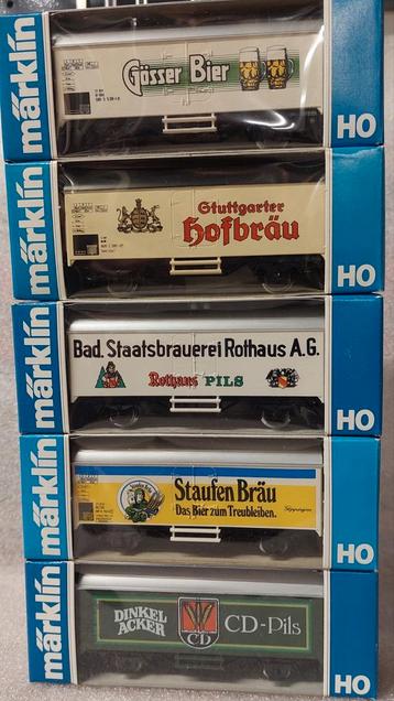 Marklin reclamewagens  beschikbaar voor biedingen