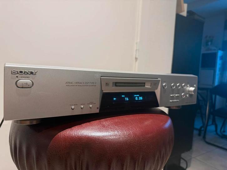 Sony MDS-JE480 MiniDisc deck met afstandsbediening, Audio, Tv en Foto, Walkmans, Discmans en Minidiscspelers, Ophalen of Verzenden