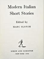 Modern Italian Short Stories (34) - 1954 [+ 34 biographies], Europe autre, Utilisé, Enlèvement ou Envoi, Marc Slonim (compiler)