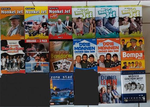 Dvd boxen Nonkel Jef Drie mannen onder één dak Urbanus Backe, Cd's en Dvd's, Dvd's | Nederlandstalig, Ophalen of Verzenden