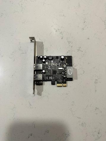 2 Port PCI Express (PCIe) SuperSpeed USB 3.0 Adapterkaart