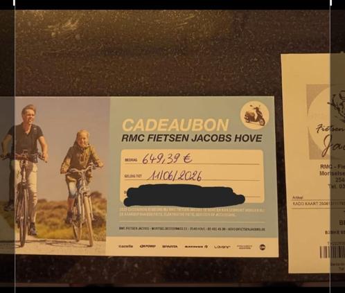 Waardebon voor fietsen Jacobs, Fietsen en Brommers, Elektrische fietsen, Ophalen of Verzenden