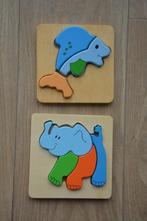 Houten puzzel, Ophalen, Minder dan 10 stukjes, Zo goed als nieuw, Van hout