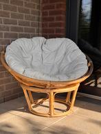 Rotan loungestoel - tuinstoel, Tuin en Terras, Ophalen, Gebruikt, Rotan