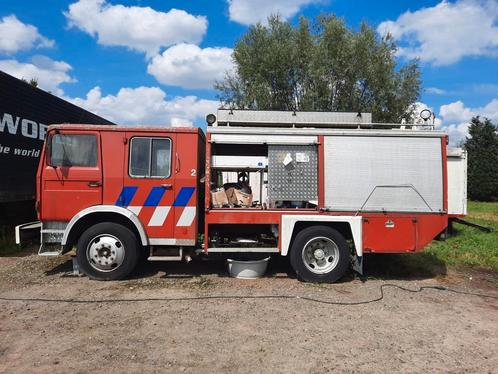 Brandweerwagen motorhome Renault 7 zitplaatsen foodtruck B&B, Caravans en Kamperen, Mobilhomes, Bedrijf, Ophalen