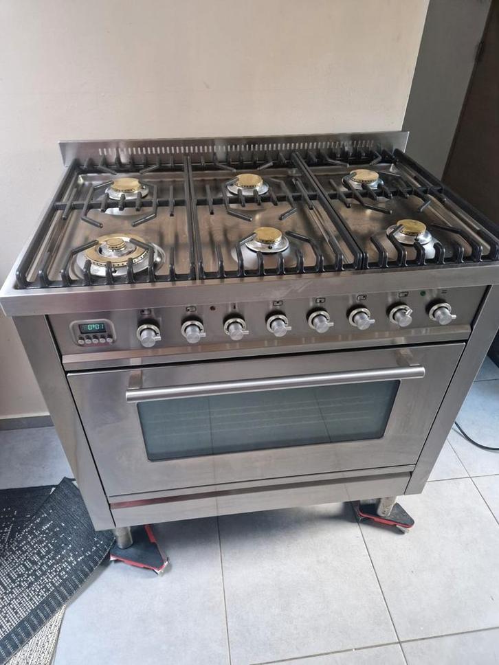 Borreti gasfornuis, Elektronische apparatuur, Fornuizen, Zo goed als nieuw, Ophalen of Verzenden