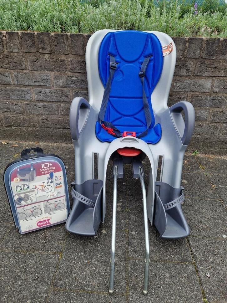 Fietsstoel OKBaby 10+ met bevestigingsblok en cijferslot, Fietsen en Brommers, Fietsaccessoires | Fietsstoeltjes, Gebruikt, Achterzitje