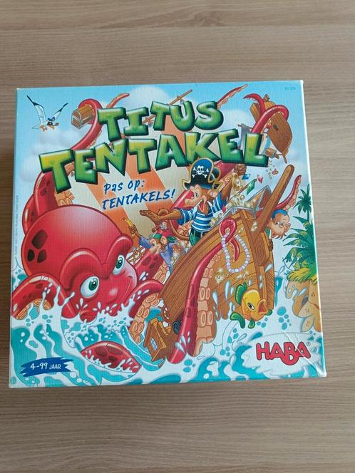 Haba Titus Tentakel, 4-99 jaar, als nieuw!, Hobby en Vrije tijd, Gezelschapsspellen | Bordspellen, Zo goed als nieuw, Ophalen of Verzenden