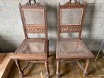 2 antieke stoelen, Antiek en Kunst, Antiek | Meubels | Stoelen en Sofa's, Ophalen