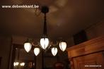 Retro vintage antieke oude luchter luster brons, Ophalen