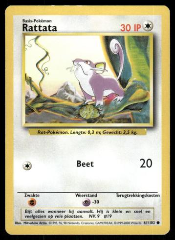 Rattata 61/102 - Base (NL) beschikbaar voor biedingen