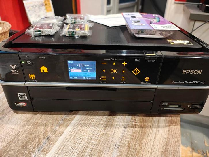 Epson Stylus Photo PX720WD multifunctionele printer, Computers en Software, Printers, Printer, Draadloos, Ophalen