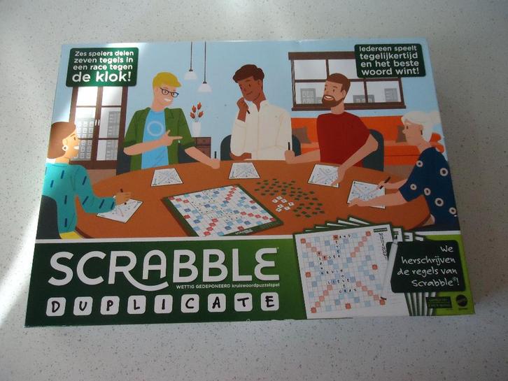 "Scrabble Duplicate"  van Mattel  in Nieuwe staat., Hobby & Loisirs créatifs, Jeux de société | Jeux de plateau, Neuf, 1 ou 2 joueurs