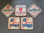 5 sous-bocks Gueuze Belle-Vue, Ophalen of Verzenden, Gebruikt, Viltje(s)