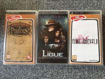 3 jeux PSP - parfait état beschikbaar voor biedingen