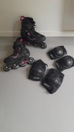Inline skates Oxelo maat 39 + bescherming Powerslide, Ophalen of Verzenden, Zo goed als nieuw, Bescherming, Powerslide