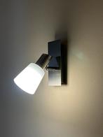 2 wandlampen in glas en metaal, Ophalen, Zo goed als nieuw, Glas