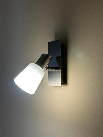 2 wandlampen in glas en metaal beschikbaar voor biedingen