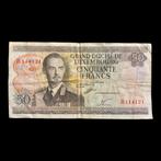 Bankbiljet / Luxemburg / 50 frank / 25.08.1972, Ophalen of Verzenden, Los biljet