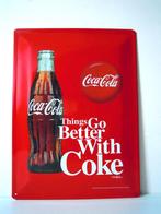 XL Retro reclamebord van Coca Cola  1, Verzamelen, Reclamebord, Ophalen of Verzenden, Zo goed als nieuw