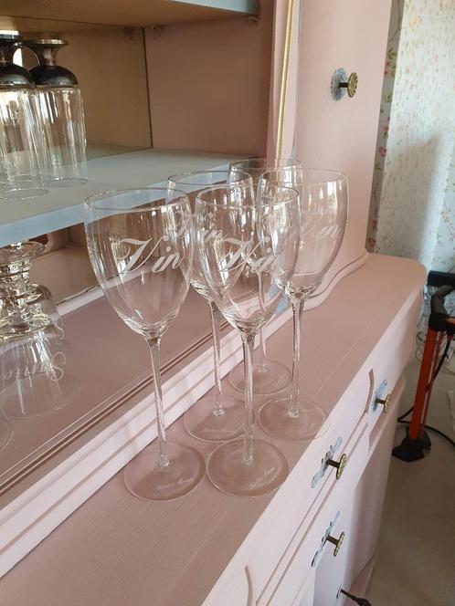 Set Wijnglazen groot en origineel, Verzamelen, Glas en Drinkglazen, Ophalen of Verzenden