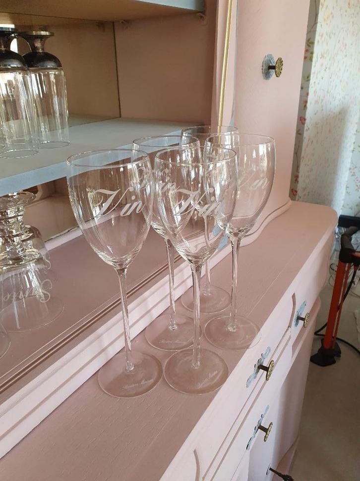 Set Wijnglazen groot en origineel, Verzamelen, Glas en Drinkglazen, Ophalen of Verzenden