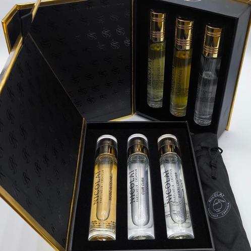 Various Nicolai perfumes in travel size, Handtassen en Accessoires, Uiterlijk | Parfum, Zo goed als nieuw, Verzenden
