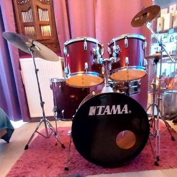Batterie TAMA SWINGSTAR,  coloris rouge, Musique & Instruments, Enlèvement, Utilisé, Tama