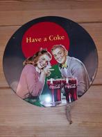 Coca-cola vintage reclamebord, Verzamelen, Ophalen, Gebruikt, Reclamebord