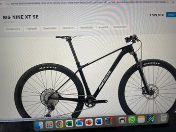 Mtb Merida Big Nine XT SE (2025) beschikbaar voor biedingen