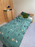 Bed + matras 90x200, Ophalen, 85 tot 100 cm, Gebruikt, Matras