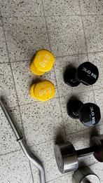 Materiel de musculation et fitness, Sport en Fitness, Fitnessmaterialen, Ophalen, Zo goed als nieuw, Halterset