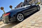 Mercedes C180 Cabrio 9G-TRONIC AMG Line - afnb trekhaak, Auto's, Automaat, Achterwielaandrijving, Cabriolet, Zwart