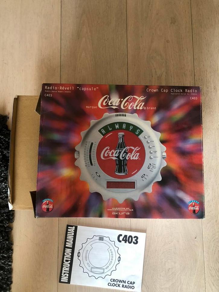 Klok Coca-Cola., Verzamelen, Merken en Reclamevoorwerpen, Zo goed als nieuw, Ophalen