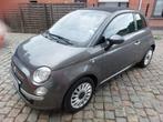 Fiat 500 Cabrio/2012/1.2benz/71.000km/€7990, USB, Zwart, Leder en Stof, Bedrijf